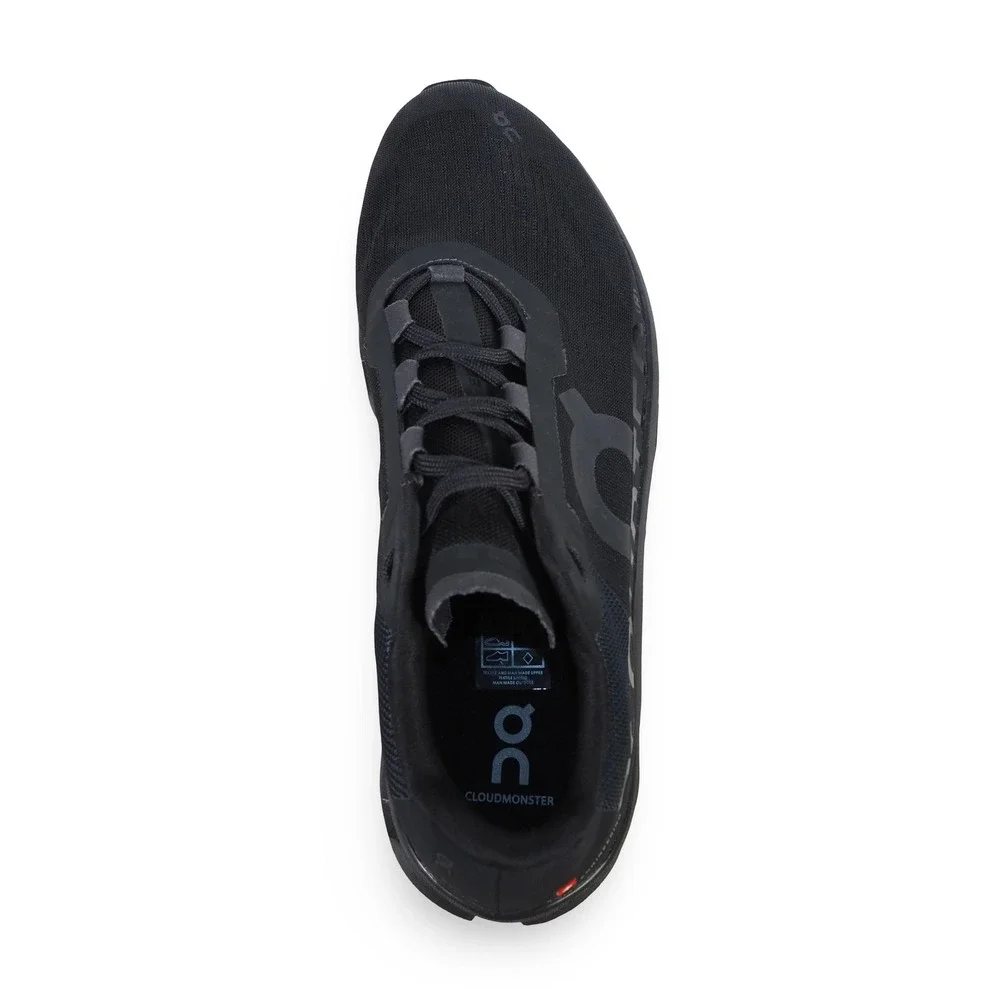 On Cloudmonster 1 Mens 11.5 Black Running Shoes CloudTec 61.99025